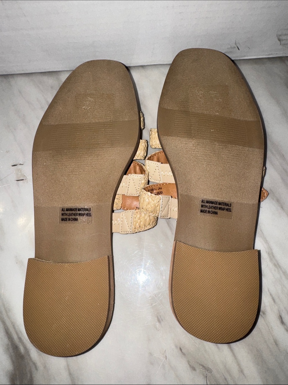 DV by Dolce Vita Natural Woven Buckle Slide Mules - Picture 5 of 10